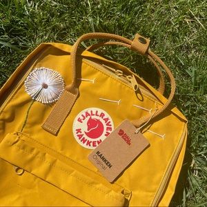 Hand embroidered Fjallraven Kanken